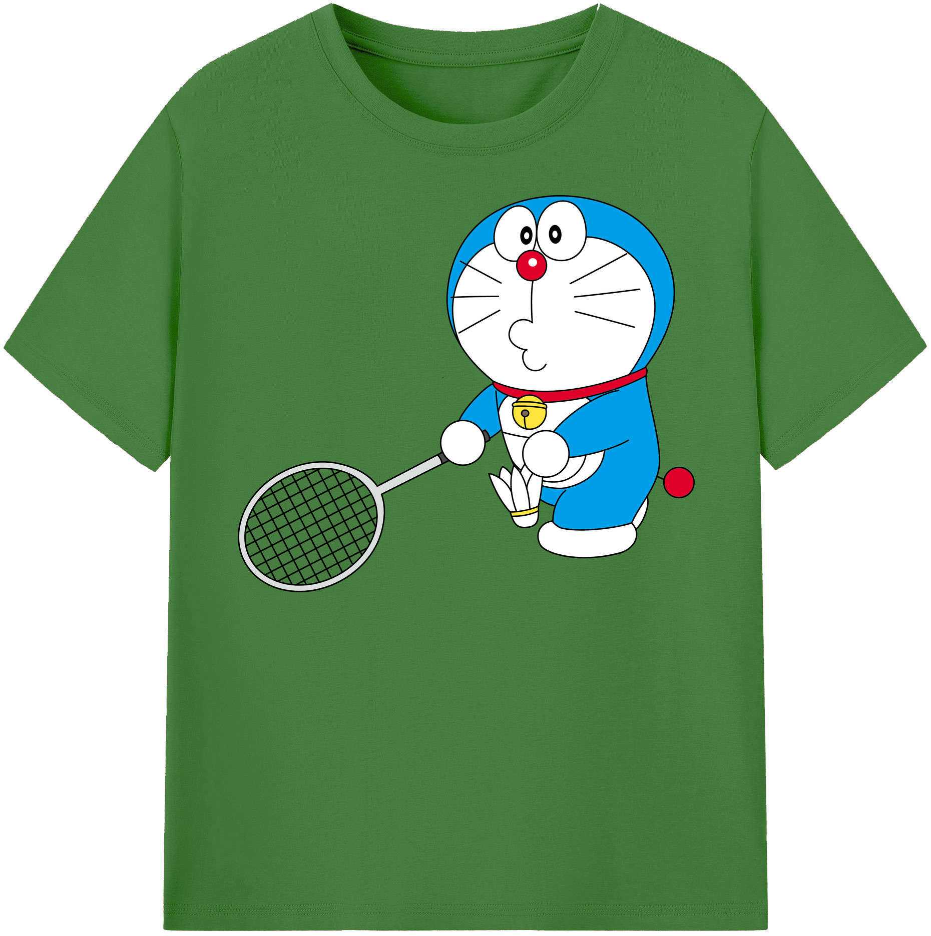 （画像用） ドラえもん Doraemon レディースカジュアルプリントTシャツ（綿100％）